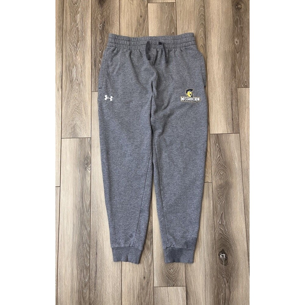 Under Armour Wissahickon High School Basketball Gray Jogger Sweatpants Boys Sz L